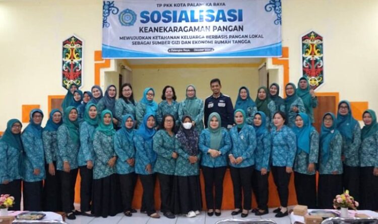 TP PKK Palangka Raya Sosialisasi Ketahanan Pangan Berbasis Pangan Lokal