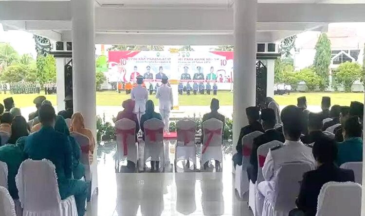 Peringati Hari Pahlawan, Pemkab Barsel Gelar Apel Besar