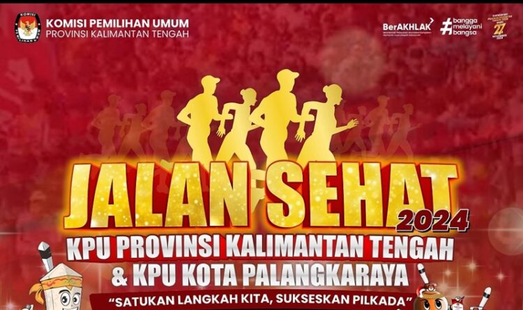 KPU se-Kalteng Akan Gelar Jalan Sehat