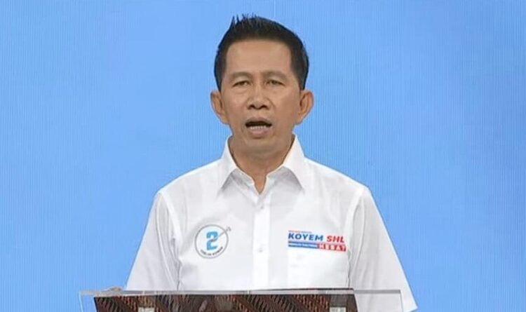 Nadalsyah Tampil Tanpa SHD di Debat Publik ke Dua Pilgub Kalteng 2024