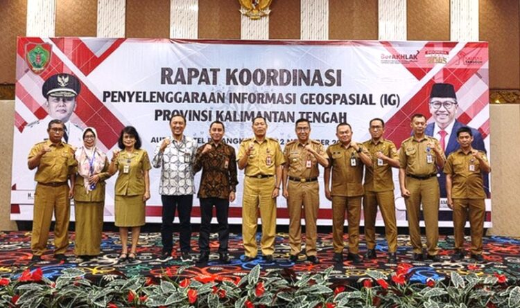 Yuas Elko Buka Rakor Penyelenggaraan Informasi Geospasial Kalteng