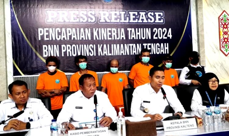 BNNP Kalteng Tangkap Enam Pengedar Sabu-sabu