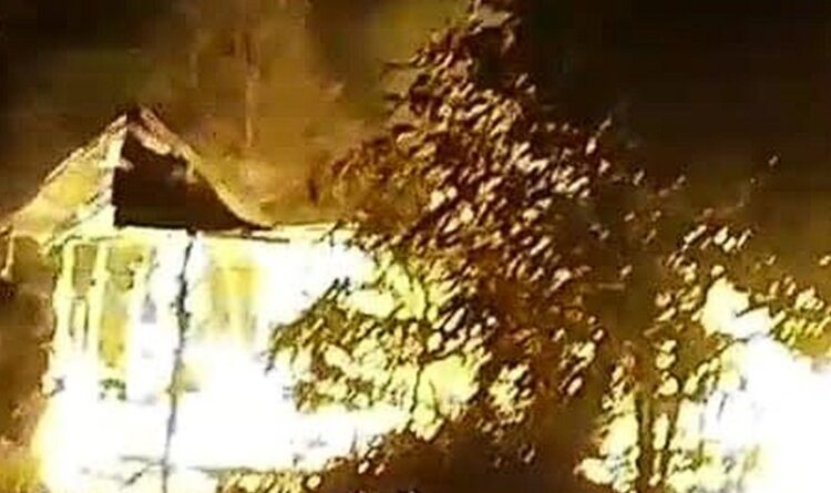 Rumah Kosong Di Palangka Raya Hangus Terbakar