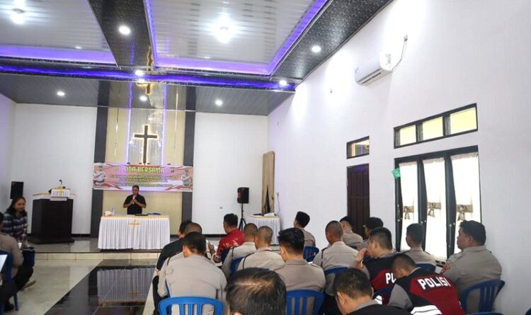 Sehubungan Pengamanan Pilkada Serentak 2024, Polres Bartim Menggelar Doa Bersama