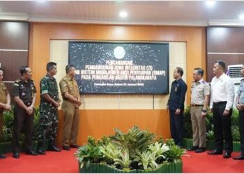 Pj Wali Kota Palangka Raya Sebut Program Pencanangan Pembangunan ZI dan SMAP Sejalan Dengan Visi Pemko