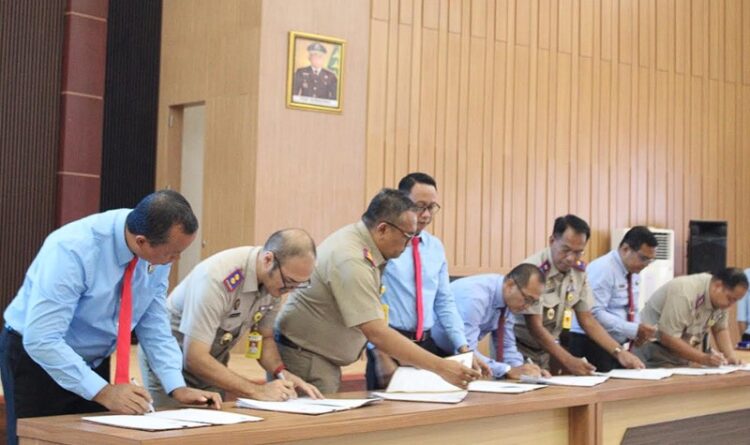 Kejati Kalteng dan BPN Kalteng Perkuat Koordinasi Dengan Penandatanganan Kerja Sama
