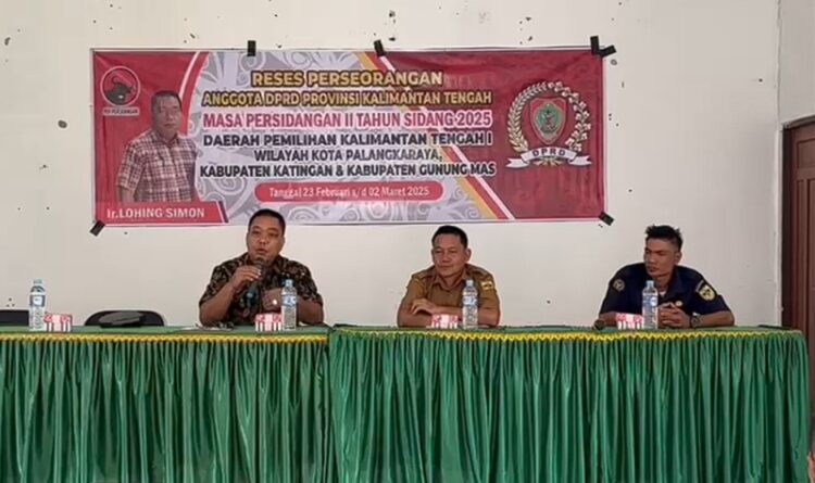 Lohing Simon Sebut Masyarakat Gumas Bersedia Ikut Tertibkan Kendaraan Kelebihan Kapasitas