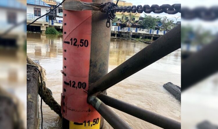 Antisipasi Banjir, DPRD Barut dan Lurah Melayu Minta Warga Tepian Sungai Barito Waspada
