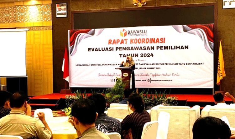 Bawaslu Palangka Raya Lakukan Evaluasi Pengawasan Pemilu