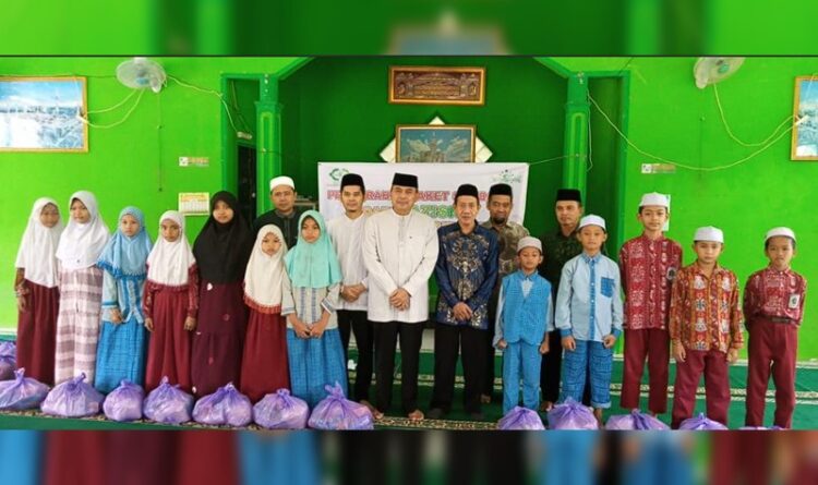 Sejumlah Anak Yatim Piatu dan Dhuafa Kembali Mendapatkan Santunan dari Pengurus LAZISNU Bartim