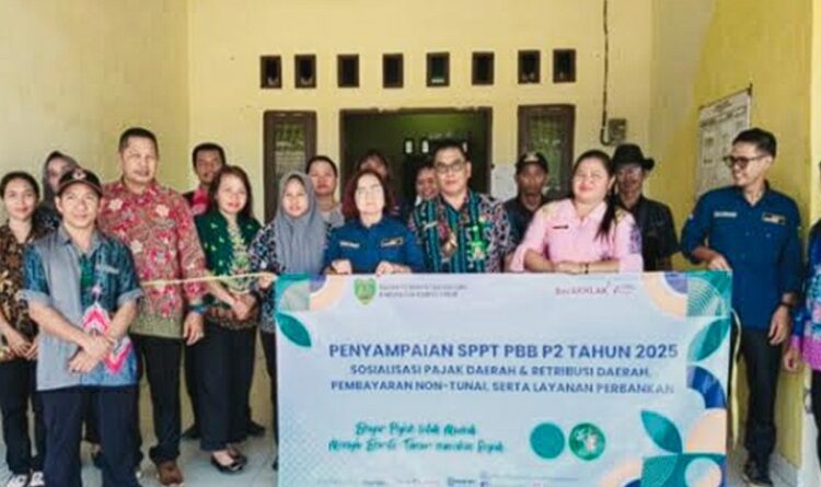 Penyampaian SPT PBB-P2 Mulai Dilakukan Oleh Bapenda Bartim Hari Ini