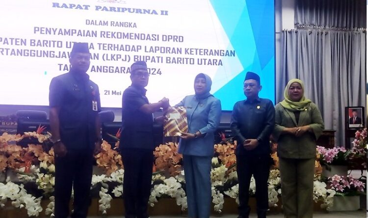 Dewan Tegaskan Fungsi Pengawasan Lewat Rapat Paripurna II dan Rekomendasi LKPJ Bupati 2024