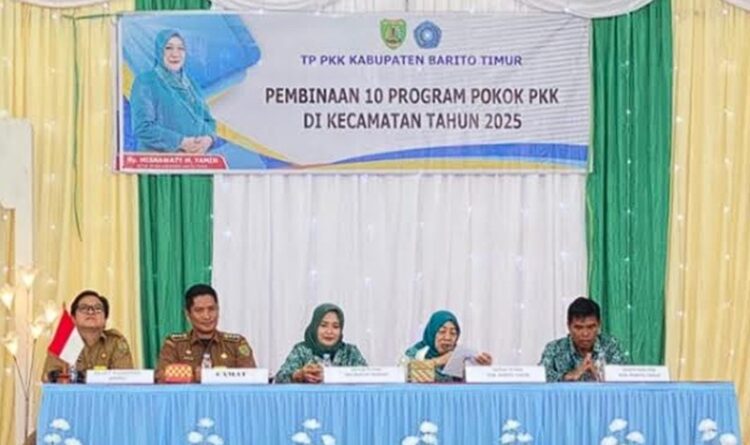 Perkuat Peran Kader, TP PKK Bartim Adakan Bimtek Posyandu dan Pembinaan Administrasi