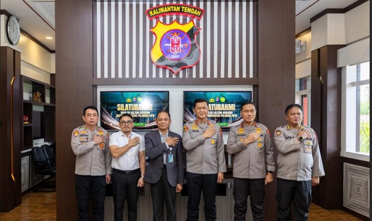 Rektor UPR Perkuat Hubungan Bersama Polda Kalteng, Bicarakan Soal Program RPL