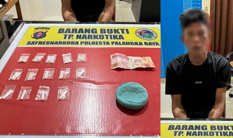 Pengedar Sabu Dibekuk di Palangka Raya, Polisi Temukan 14 Paket Siap Edar