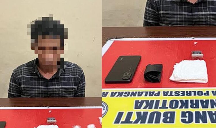 Transaksi Gagal, AAS Tertangkap Satresnarkoba dengan 7 Paket Sabu