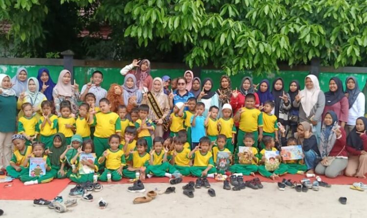 Bunda PAUD Kelurahan Kalampangan Gencarkan Kebiasaan Hidup Sehat