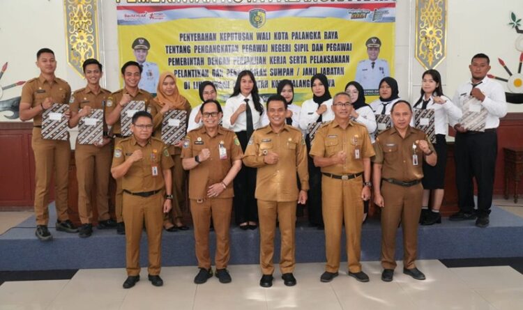 Puluhan Pegawai Baru Pemko Palangka Raya Diharapkan Segera Berkontribusi Nyata