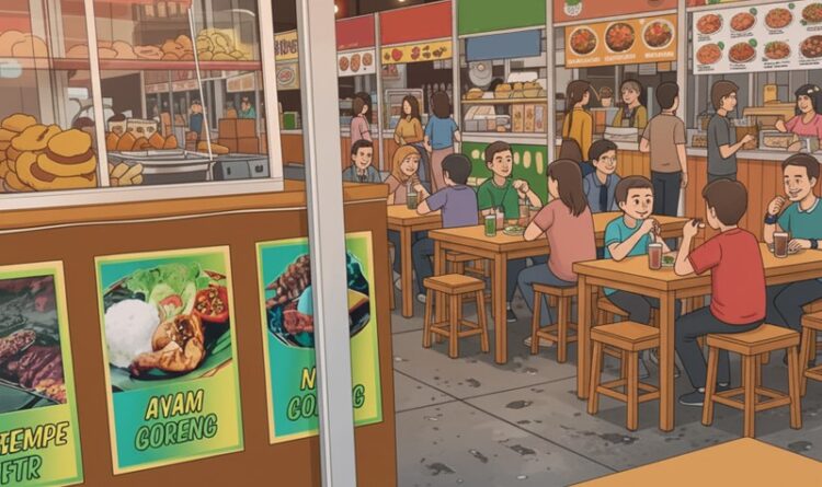 Kehadiran Food Court di Ampah Jadikan Sebagai Wahana Wisata Kuliner Baru