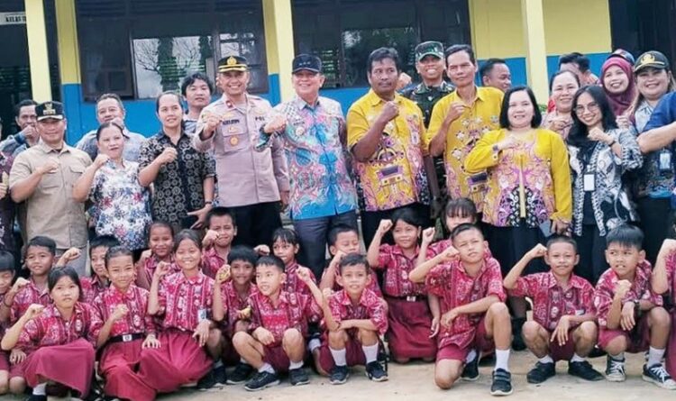 Para Siswa SDN Rodok Gembira Dengan Pelaksanaan MBG