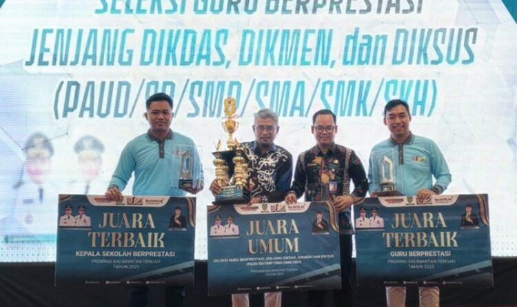 Disdik Palangka Raya Raih Juara Umum Seleksi Guru Berprestasi Kalteng