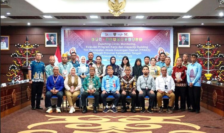 Coaching Clinic TPAKD Triwulan III Digelar, Pemprov Kalteng Pertegas Komitmen Inklusi Keuangan