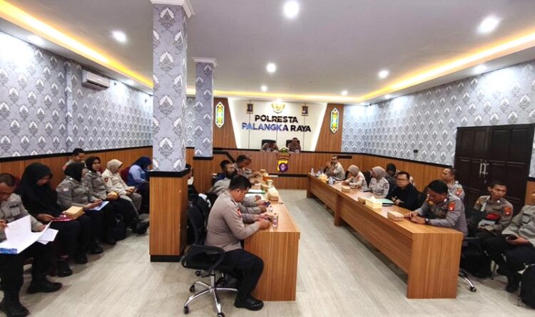 Polresta Palangka Raya Susun Pagu Ideal Tahun Anggaran 2027