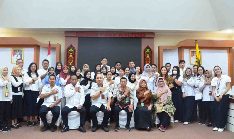 71 Tenaga Medis Penugasan Asal Kementerian Kesehatan Serah Terima di Dinkes Kalteng