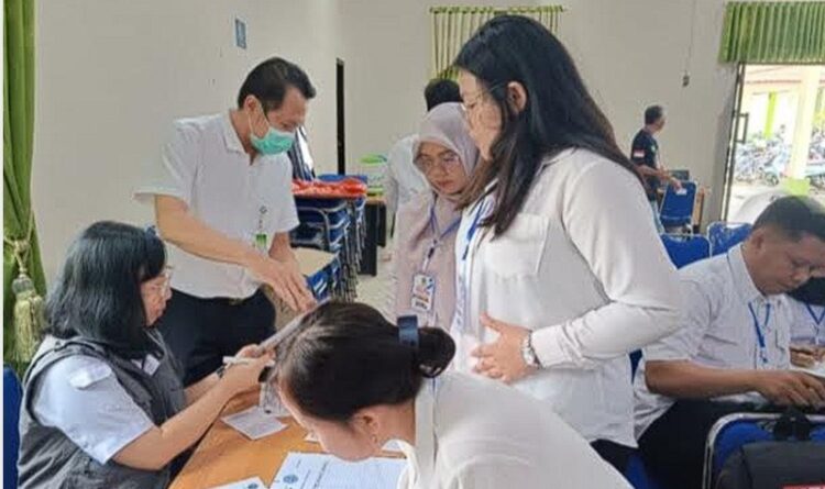 40 Calon Pegawai di Bartim Ikuti Tes Urine dan Bimtek Penanggulangan Narkoba