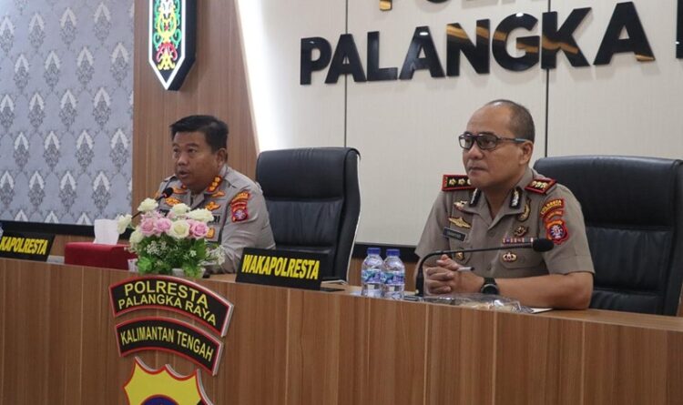 Hadapi Cuaca Ekstrem, Kapolresta Palangka Raya Tekankan Kesiapan Personel