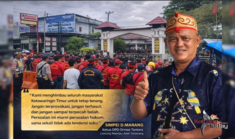 Ketua Ormas Mandau Adat Telawang, Imbau Masyarakat Tidak Terprovokasi