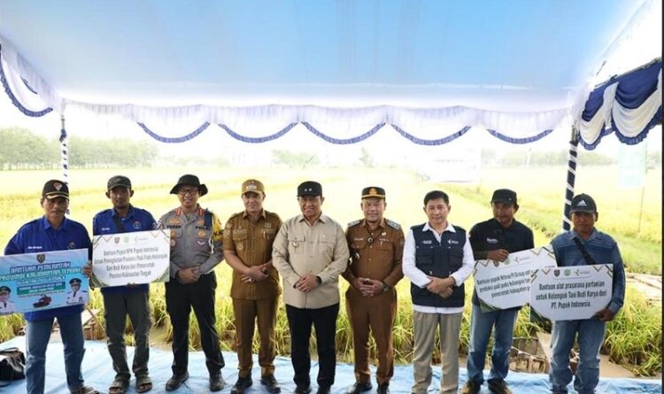 Sinergi Pemprov Kalteng dan PT Pupuk Indonesia, Produktivitas Padi OPLA Meningkat