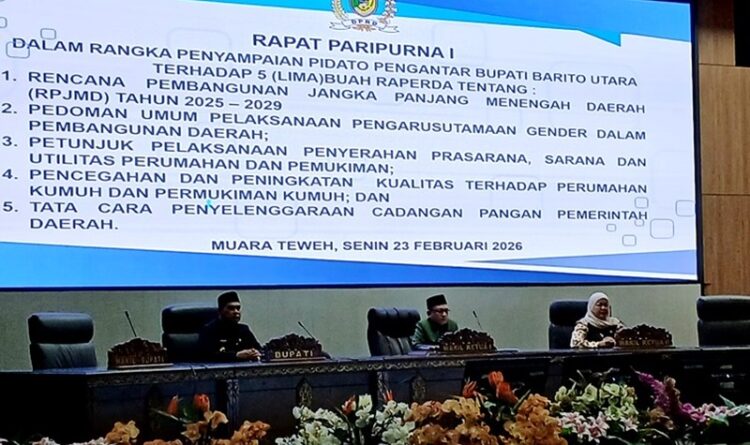 Dari RPJMD hingga Ketahanan Pangan, DPRD Barut Mulai Godok Paket Regulasi Strategis