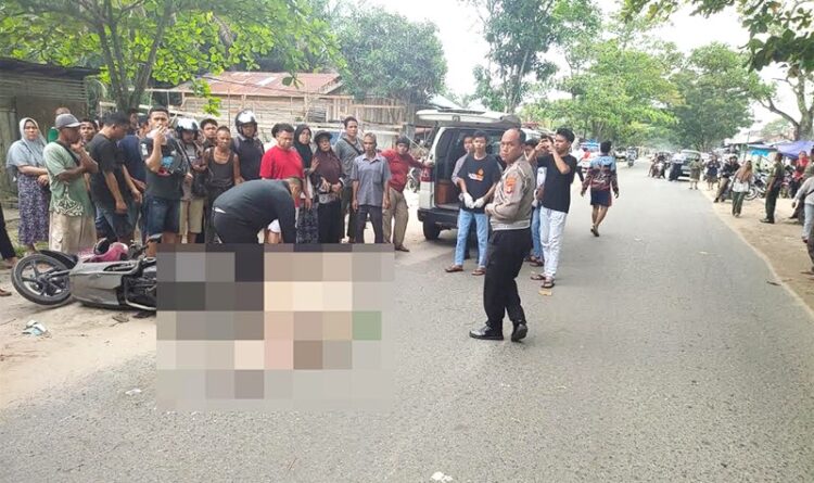 Kecelakaan di RTA Milono Km 8,5, Pengendara Motor Alami Luka Fatal