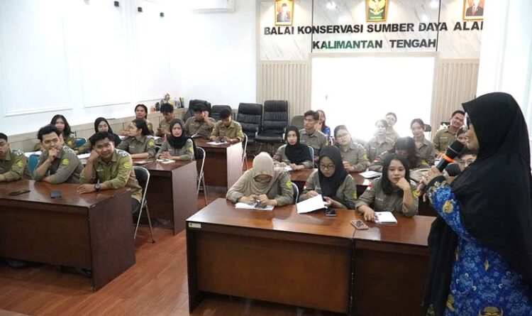 Mahasiswa UPR Dalami Konservasi SDA Lewat Praktikum di BKSDA Kalteng