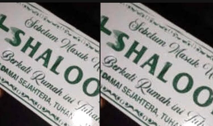 Kasus Stiker Bertuliskan "Shaloom" Masih Jadi Bahan Pembicaraan