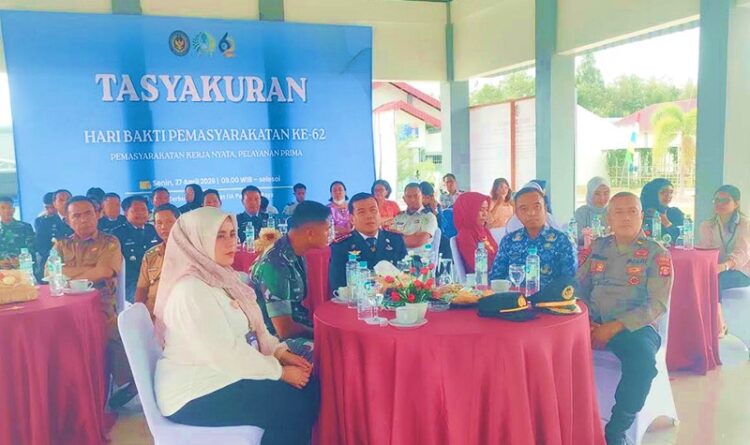 Hari Bhakti Pemasyarakatan ke-62, Polsek Bukit Batu Dukung Pembinaan Lapas