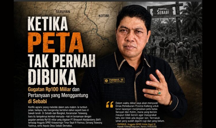 Ketika Peta Tak Pernah Dibuka : Gugatan Rp100 Miliar dan Pertanyaan yang Menggantung di Sebabi