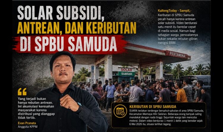 Solar Subsidi, Antrean, dan Keributan di SPBU Samuda