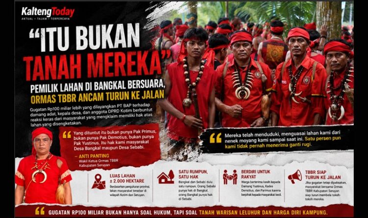 Pemilik Lahan di Bangkal Bersuara, Ormas TBBR Ancam Turun ke Jalan