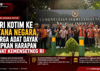 Dari Kotim ke Istana Negara, Warga Adat Dayak Titipkan Harapan Lewat Kemensetneg RI