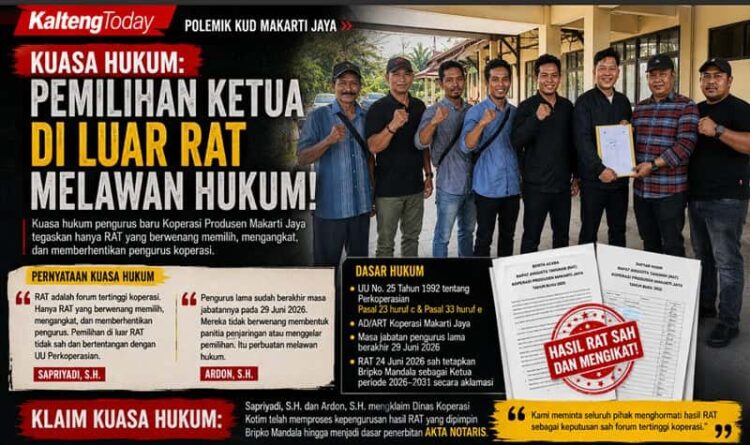 Pengurus Lama Koperasi Mekarti Jaya Dinilai Tak Lagi Berwenang !