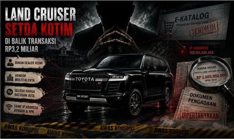 Preseden Hukum Mengintai Pengadaan Land Cruiser Setda Kotim