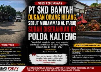 PT SKD Bantah Dugaan Orang Hilang, Sebut Muhammad Al Faruq Sudah Diserahkan ke Polda Kalteng