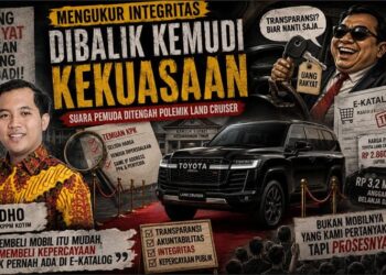 Mengukur Integritas Dibalik Kemudi Kekuasaan, Suara Pemuda Ditengah Polemik Land Cruiser