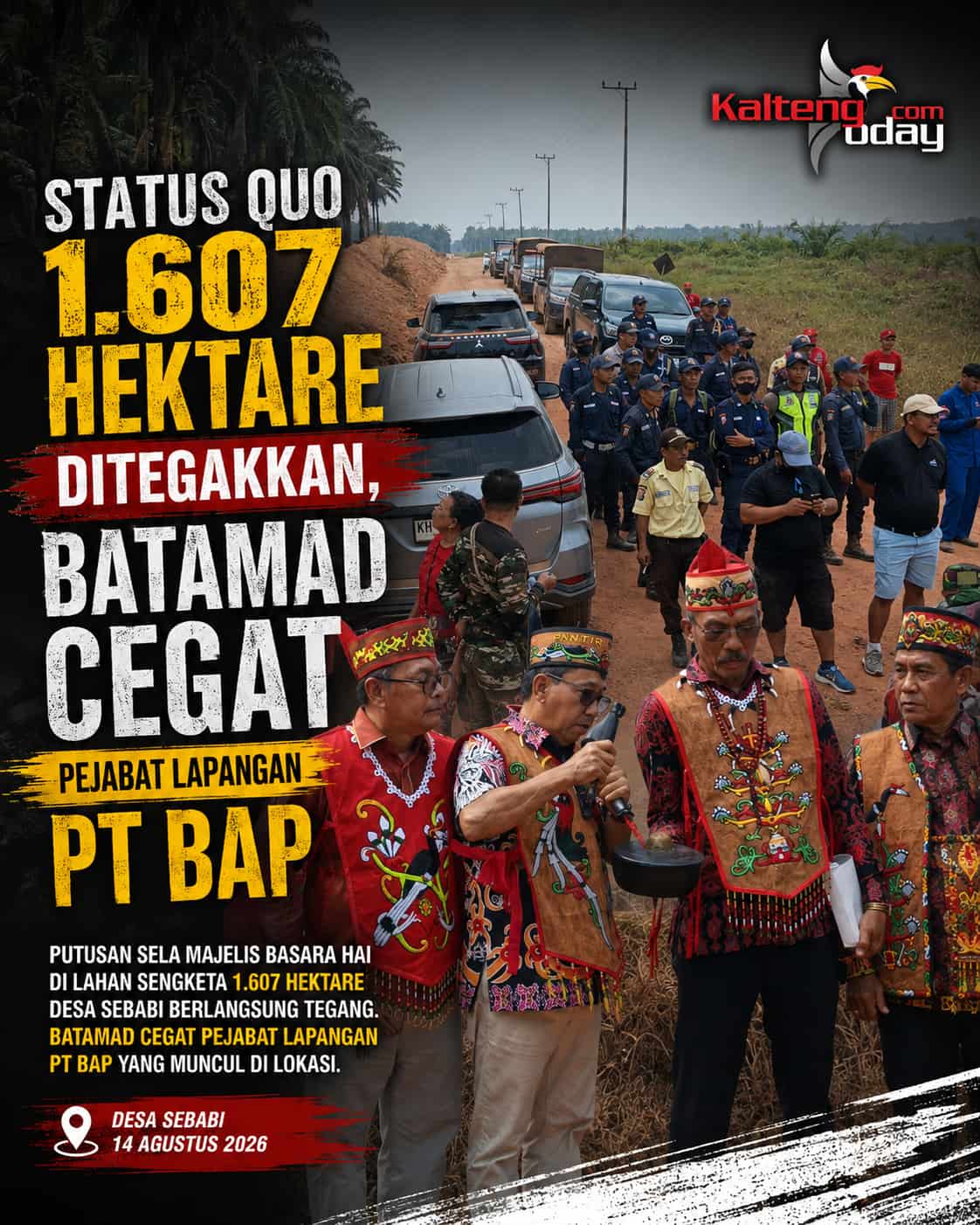 Status Quo 1.607 Hektare Ditegakkan, Batamad Cegat Pejabat Lapangan PT BAP
