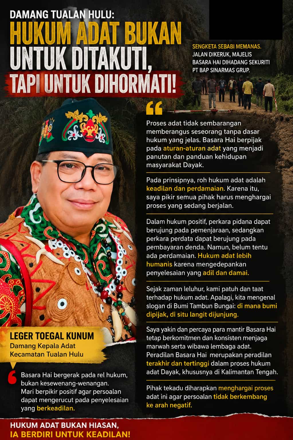PUTUSAN DI ATAS KERTAS, PARIT DI TENGAH JALAN: Basara Hai Dihadang, PT BAP Disorot