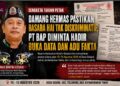 Damang Hermas Pastikan Basara Hai Tak Diskriminatif, PT BAP Diminta Hadir Buka Data dan Adu Fakta