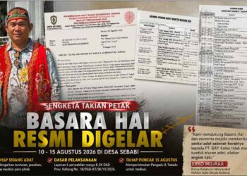 Basara Hai Sengketa Takian Petak Dijadwalkan 10–15 Agustus, Erko Mojra Minta Sanksi Adat Berat untuk PT BAP