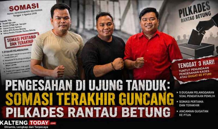 Pengesahan di Ujung Tanduk : Somasi Terakhir Guncang Pilkades Rantau Betung